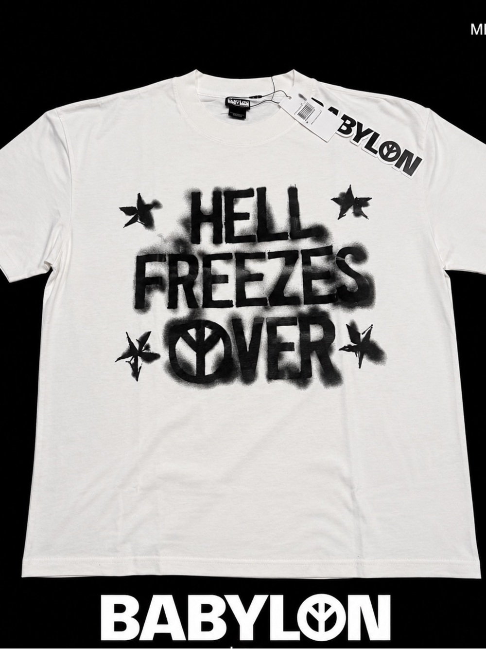 Babylon White 'Hell Freezes Over' Graphic Tee
